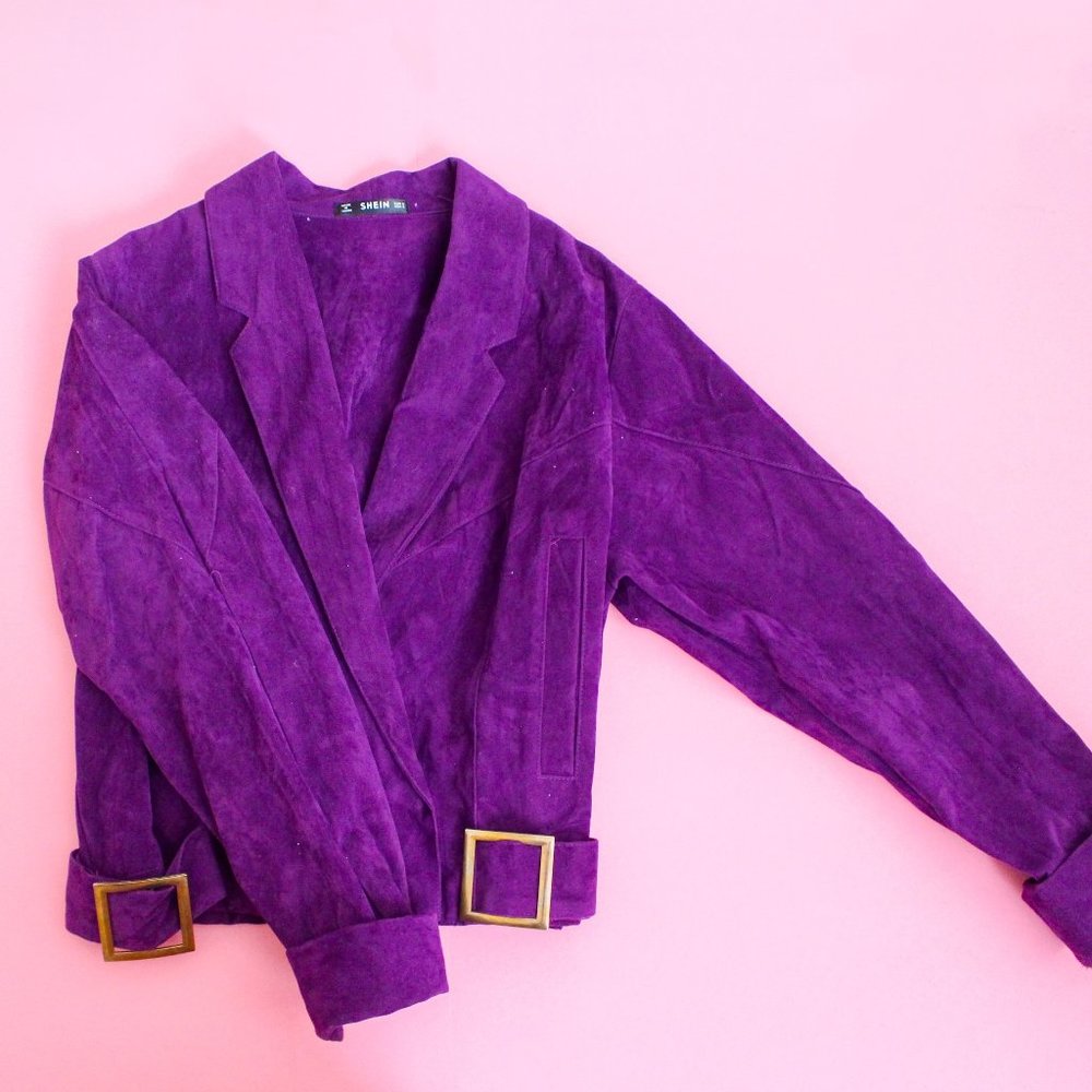 Purple Suede Jacket